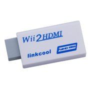 Linkcool Wii to HDMI 720P / 1080P HD Output Upscaling Converter - Supports All Wii Display Modes, HDMI Upscale