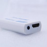 Linkcool Wii to HDMI 720P / 1080P HD Output Upscaling Converter - Supports All Wii Display Modes, HDMI Upscale N4