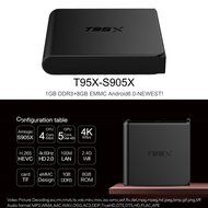 HONGYU&reg; T95X Android 6.0 TV BOX HD KODI 16.1 Fully Loaded XBMC Amlogic S905X Quad Core 64bit 1GB / 8GB Wifi Ethernet... N6