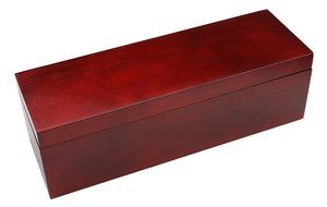 Burled Rosewood Tazo Tea Box - Teabag Storage, Tea Chest, 44 Tazo Teabags Included N2