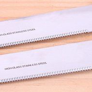 ASDOMO Stainless Steel Blade Bread Knife Serrated Edge Yellow Grip Bread and Cake Knife 10 Inches N2
