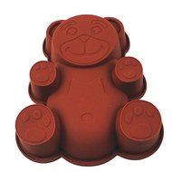Cute bear silicone cake mold baking biscuits DIY chocolate chip cookies baking cake mold N2