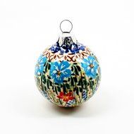 Polish Pottery UNIKAT Christmas Ornament #239