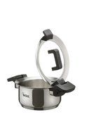 Woll 16cm Stainless Steel Casserole Dish With Glass Lid N2