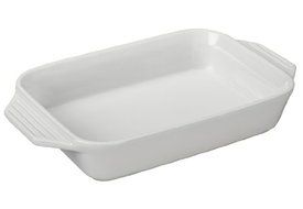 Le Creuset Stoneware Rectangular Dish, 10.5 by 7-Inch, Caribbean