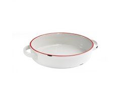 American Atelier Vintage Oval Baking Dish, Red