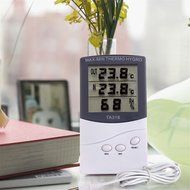TRADERPLUS LCD Large Screen Digital Indoor Outdoor Centigrade to Fahrenheit Thermometer Hygrometer Temperature... N8