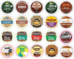 20-count K-cup for Keurig Brewers ALL FLAVORED Coffee Variety Pack Featuring Green Mountain, Donut House, Grove...