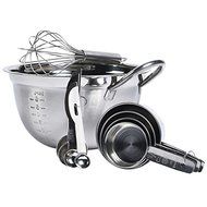 Silver-tone Stainless Steel 10-piece Mix and Store Set