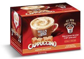 Hills Bros Salted Caramel Cappuccino Keurig K-Cups, 12 Count