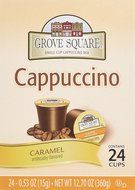 Grove Square Single Serve Caramel Cappucino Single serve cup 24 Ct for Keurig Brewers N5