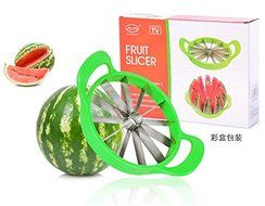 Fruit Watermelon Cantaloupe Slicer Cutter Stainless Steel Peeler Kitchen Cutter N2