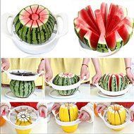 Fruit Watermelon Cantaloupe Slicer Cutter Stainless Steel Peeler Kitchen Cutter N3