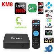 Greatever KM8 Android 6.0 4K TV BOX Amlogic S905X Quad Core 2GB/16GB Marshmallow 4K H.265 HEVC KODI Full Lodaded...