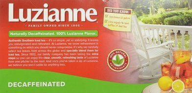 Luzianne Decaffeinated Tea, Specially Blended for Iced Tea, 48 Count N2