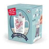 Fred &amp; Friends TEA FOR TWO Infuser and Mug Gift Set, Manatea N7