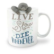 Fred &amp; Friends TEA FOR TWO Infuser and Mug Gift Set, Manatea N9