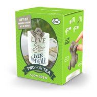 Fred &amp; Friends TEA FOR TWO Infuser and Mug Gift Set, Manatea N11
