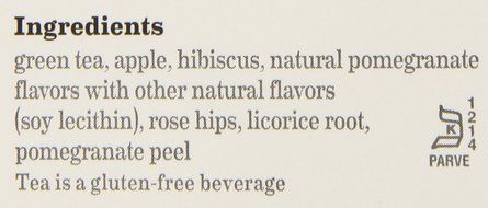 Bigelow Green Tea w/ Pomegranate Tea Bags - 20 ct N5