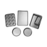 FortheChef's Non-Stick 6-Piece Bakeware Set with Xylan Coating