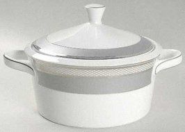Ralph Lauren Silk Ribbon Covered Casserole