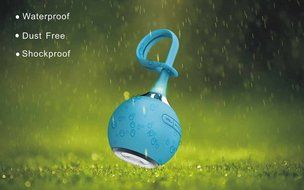 PINGKO Waterproof Wireless Bluetooth Speaker For Portable Outdoor with Dustproof Shockproof - Blue N2