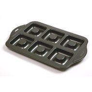 Kitchen, Dining &amp; Bar Square Donut Cake Pan, 6 Cup Nonstick