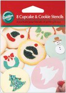 Wilton Holiday Mini Stencil Set of 8