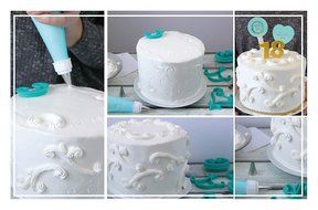 Cake Deco Kit -12 pc Cake Decorating Press Set,Icing Smoother,Silicone Pastry Icing Bag With 2 Stainless Steel... N8