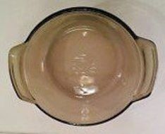 Anchor Ovenware Amber Glass 1.5 Qt. 8.25" Casserole Dish