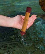 Pursonic SS1-OG Water Filtration Straw Survivor Straw Personal Water Filter, Burnt Orange N4