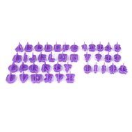 uxcell Alphabet Number Design Cake Biscuit Baking Mould Cookie Cutter 40 in 1 N5