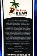 Rare Vietnam Organic Medium Roast, Whole Bean Arabica Coffee 16oz N3