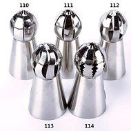 WXLAA Various Shaped DIY Baking School Prevailing Torch Russian Icing Piping Nozzles 3pcs set N9