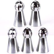 WXLAA Various Shaped DIY Baking School Prevailing Torch Russian Icing Piping Nozzles 3pcs set N11