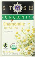 Stash, Organic Chamomile Herbal Tea, Tea Bags, 18 ct