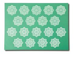 1pcs,38.5cm*28.3cm Large Baking Mat Fondant Silicone Cake Mold Lace Mold Cake Decorating Tools Chocolate Molde...