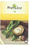 Mighty Leaf Herbal Tea, Organic Detox Infusion, 15 Pouches (Pack of 3)