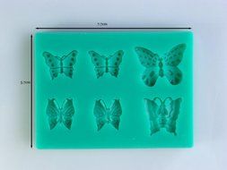 Butterflys Shape Silicone Soap Mold Fondant Cake Decorating Styling Tools Bakeware Cooking Tools Kitchen Accessories N2