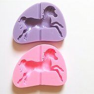 "Bakeware Silicone Horse Fondant Chocolate Mold Mould Cake Decoration" shopping N4