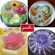 10 PCS Gelatin Art Tools Set -3D Jelly Cake Tools-Create your own unique designs FASTER and EASIER than ever before... N5