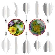 10 PCS Gelatin Art Tools Set -3D Jelly Cake Tools-Create your own unique designs FASTER and EASIER than ever before... N22