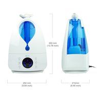 Apalus Ultrasonic Cool Mist Humidifier 1-Gallon Water Tank with Variable Mist Control, Automatic Shut-Off, Soft... N3