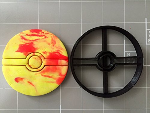 Pokemon Inspired Ball Cookie Cutter (2 inch) N2