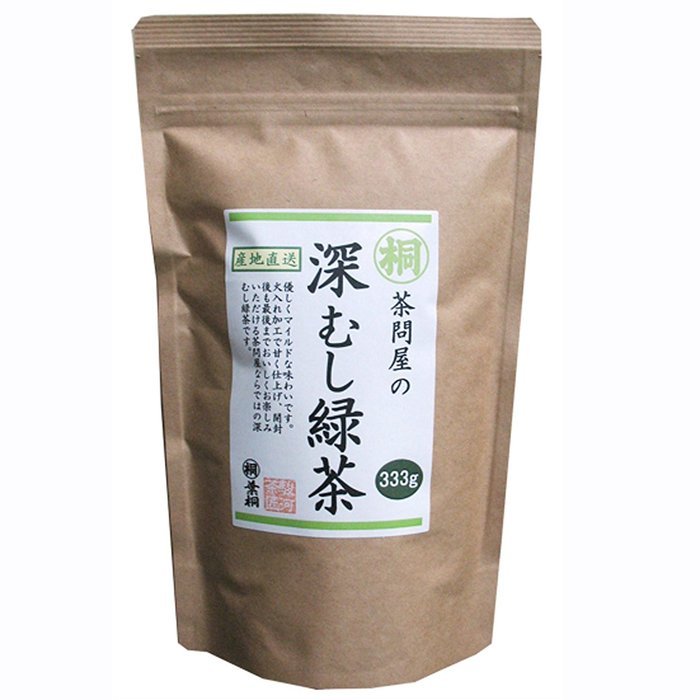 深むし緑茶 Japanese Pure Green Tea （333g/11.74oz） Sen-Cha Ryoku-Cha Extra Volume & Special Price japanese green tea...