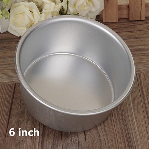 Aluminum Alloy Non Sticky Round Cake Mould Baking Pan Bakeware shopping (8 inch) N5