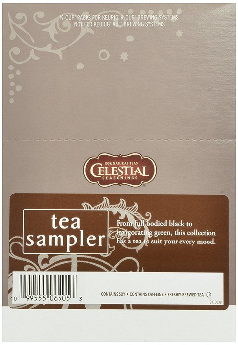 Celestial Seasonings Tea Sampler, K-Cup Portion Pack for Keurig K-Cup Brewers, 22-Count N6