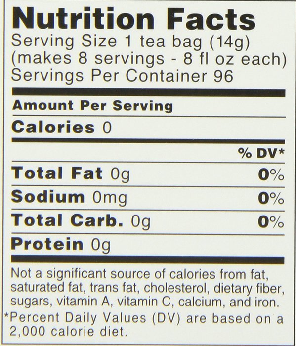 Luzianne Specially Blended for Iced Tea, Decaffeinated Family Sized, 48-Count Tea Bags N11