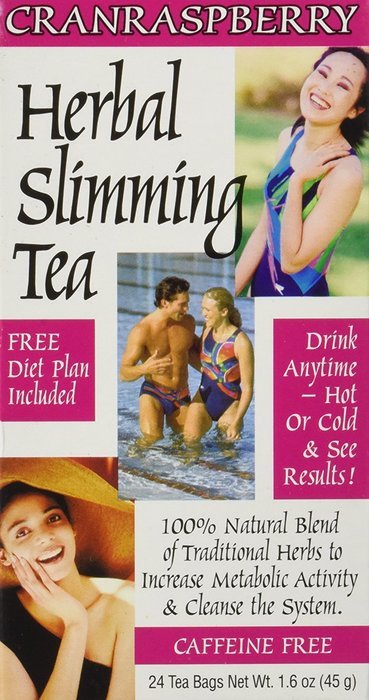 21st Century Slimming Tea, Honey Lemon, 24 Tea Bags, 1.6 Ounce N6