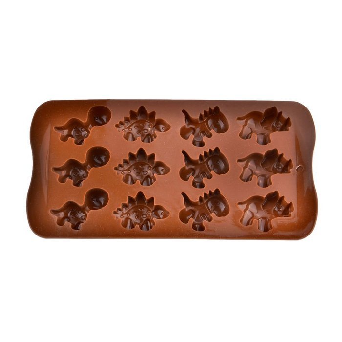 Lariy Dinosaur Shaped Silicone Chocolate Cake Biscuit Baking Mold Tray Ice Mold N2